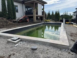 Reflection fiberglass pool design Johnson County