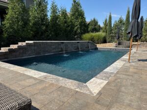 Reflection fiberglass pool design Johnson County