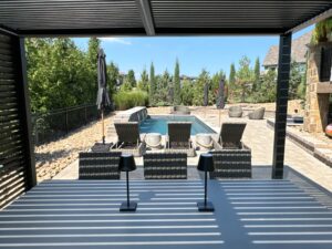 Reflection fiberglass pool design Johnson County