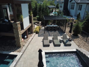 Reflection fiberglass pool design Johnson County