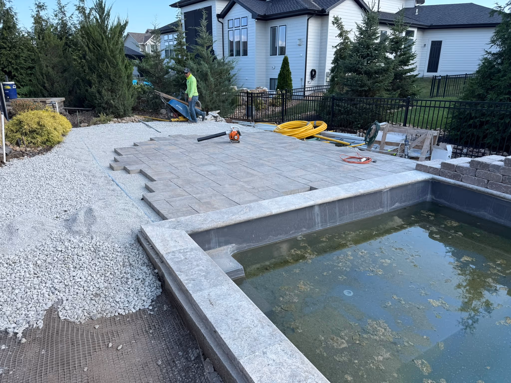 Reflection fiberglass pool design Johnson County