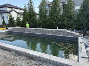 Reflection fiberglass pool design Johnson County